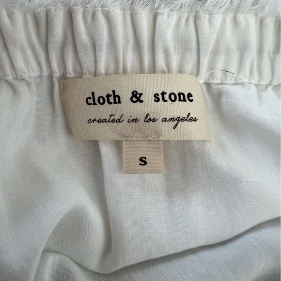 Anthropologie - Cloth & Stone White jumpsuit - Picture 3 of 6